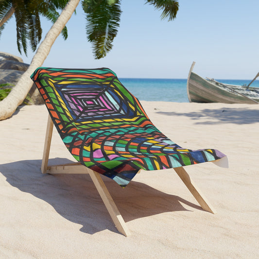 Art 3 Beach Towel from Collection C by LuisFe