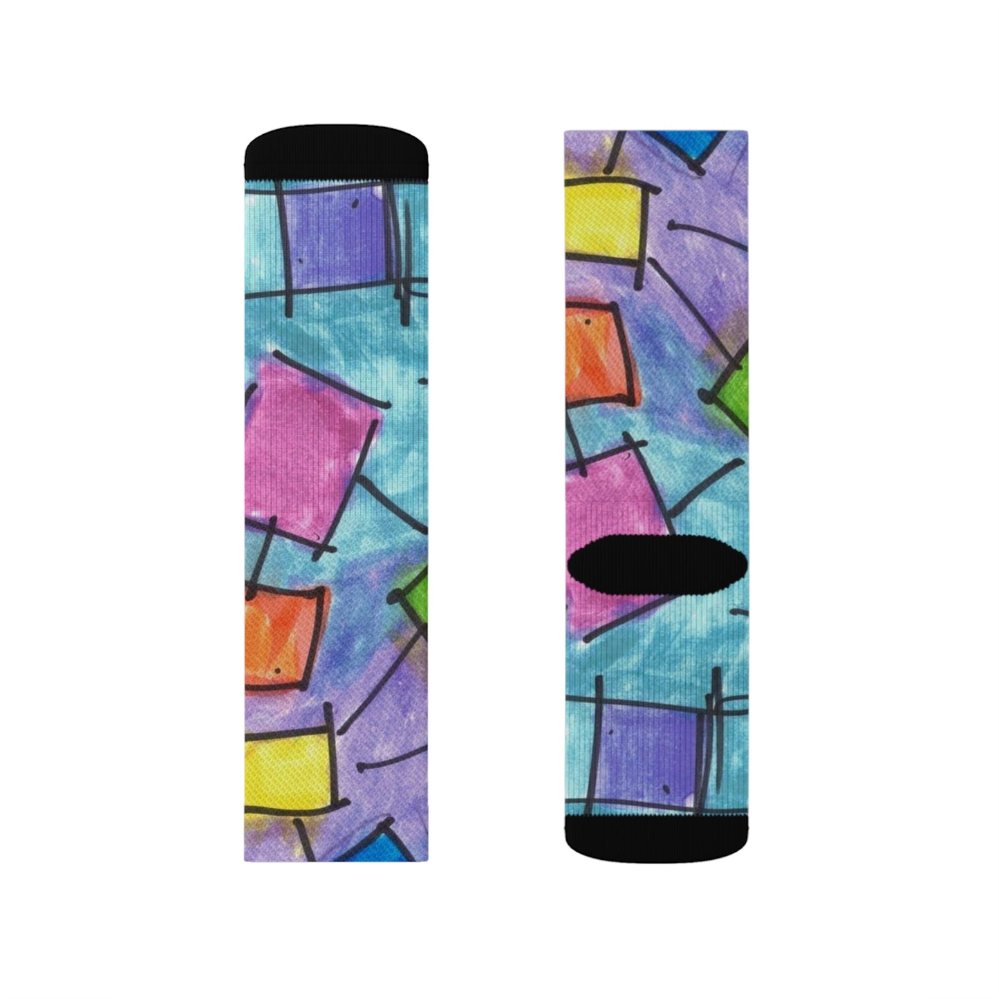 Art 3 Socks from Collection B by LuisFe