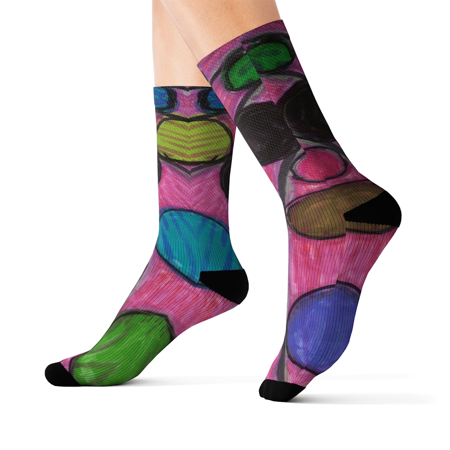 Art 4 Socks from Collection B by LuisFe