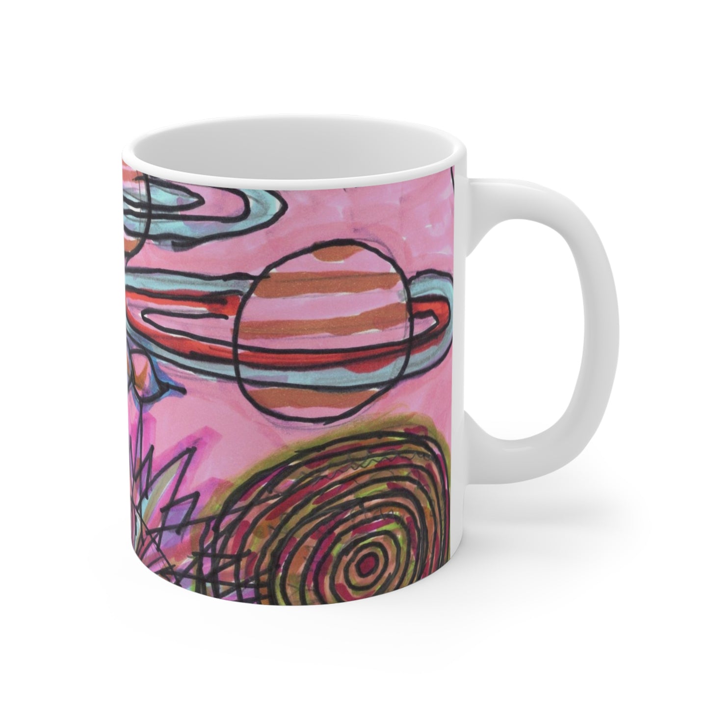 Art 7 Mug from Collection B by LuisFe