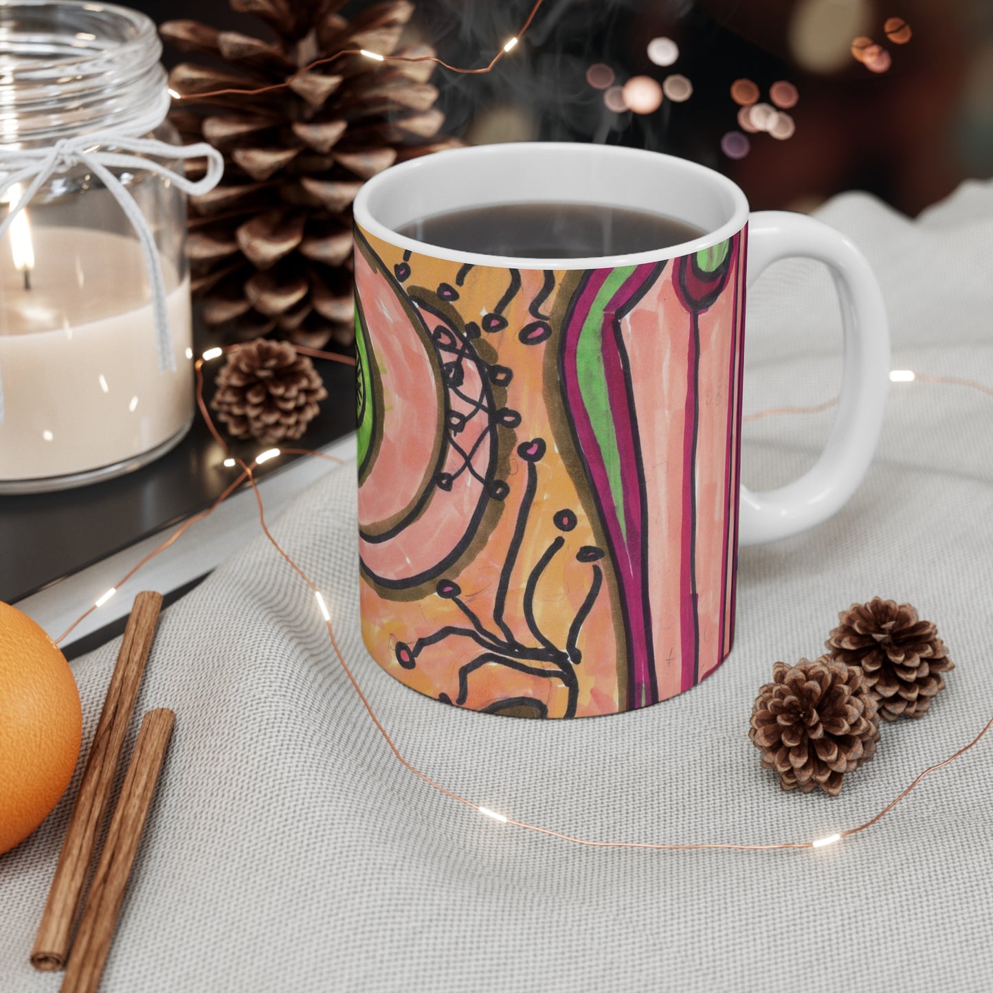 Art 4 Mug from Collection A by LuisFe