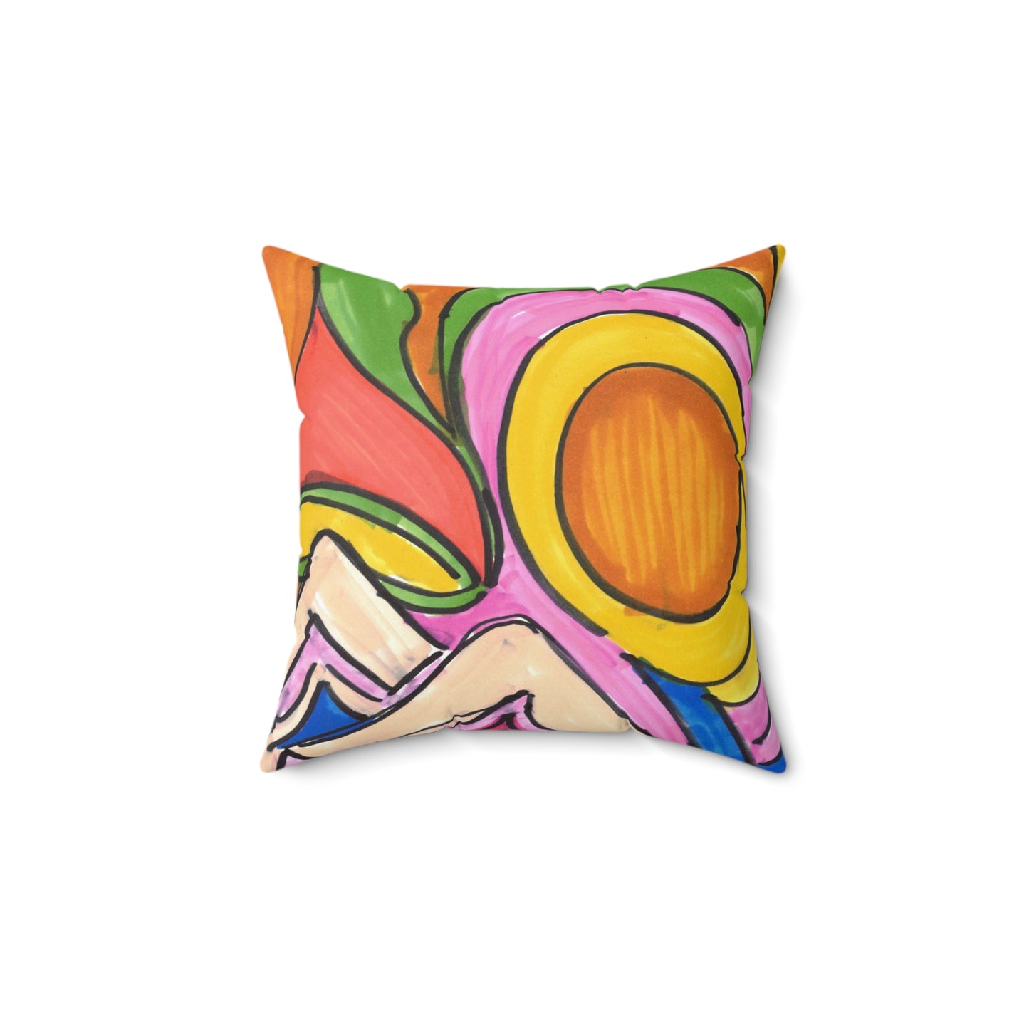 Art 13 Pillow from Collection C by LuisFe